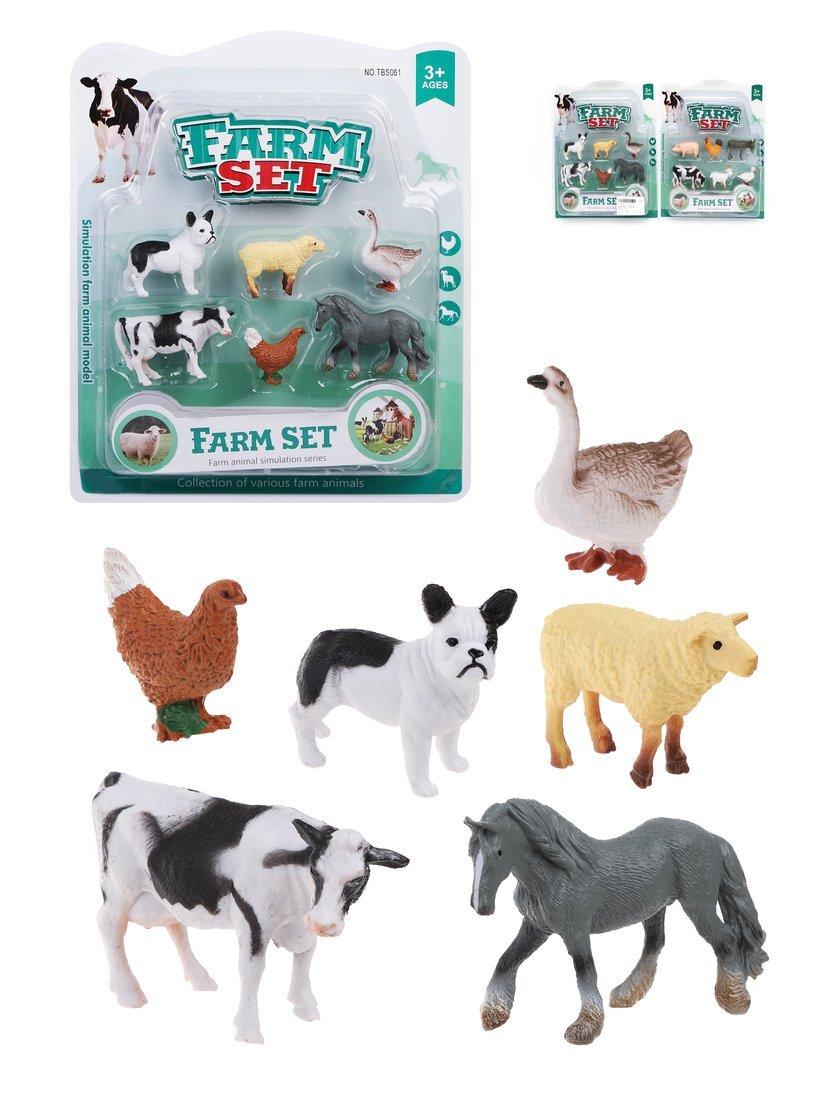 Набор фигурок Домашние животные, 6 предм., в ассорт., блистер
