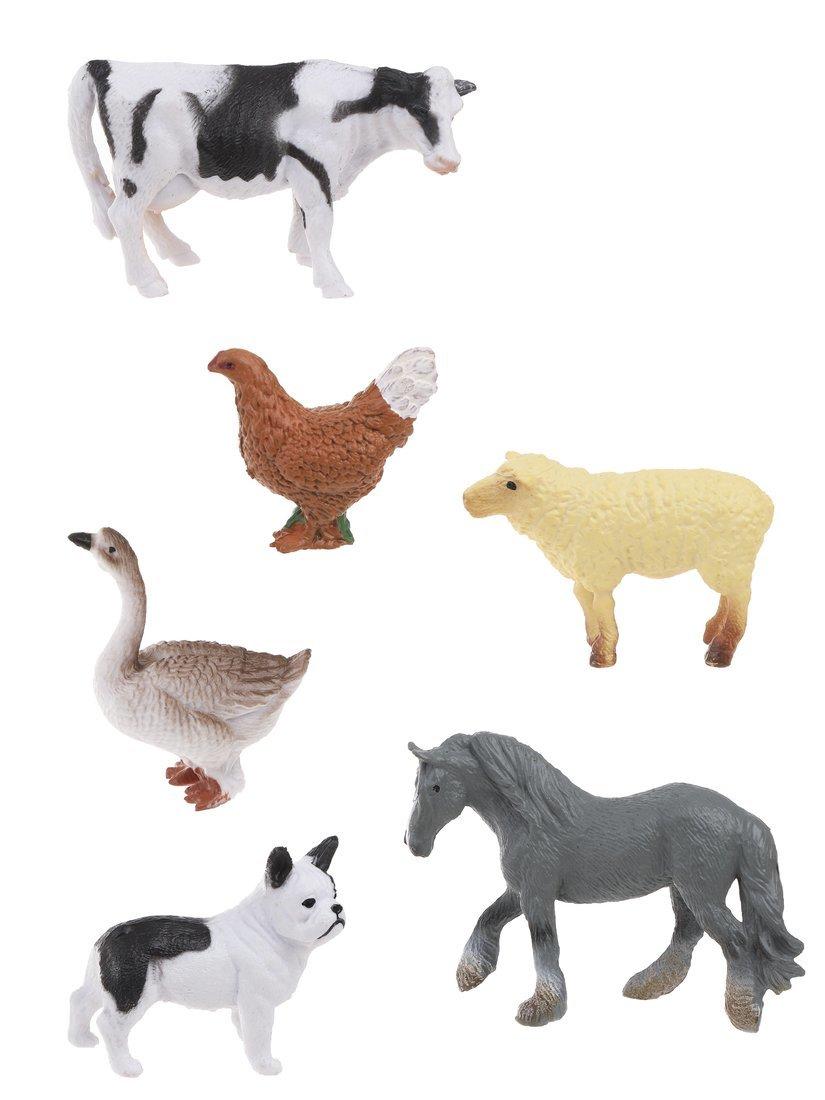 Набор фигурок Домашние животные, 6 предм., в ассорт., блистер