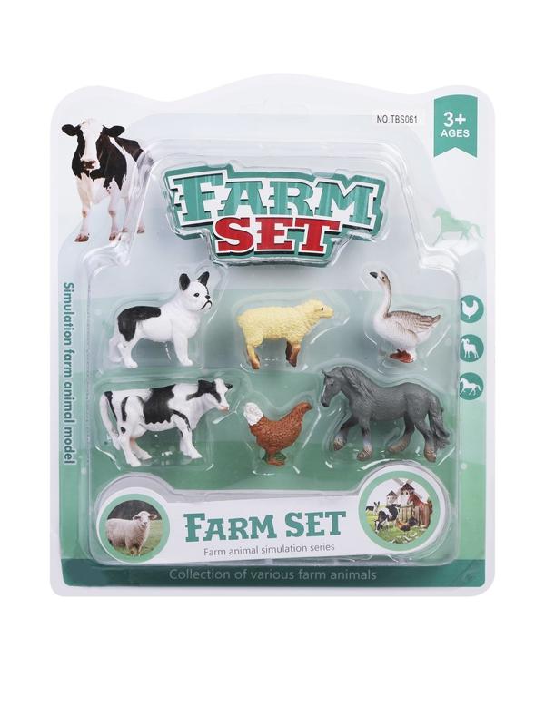 Набор фигурок Домашние животные, 6 предм., в ассорт., блистер