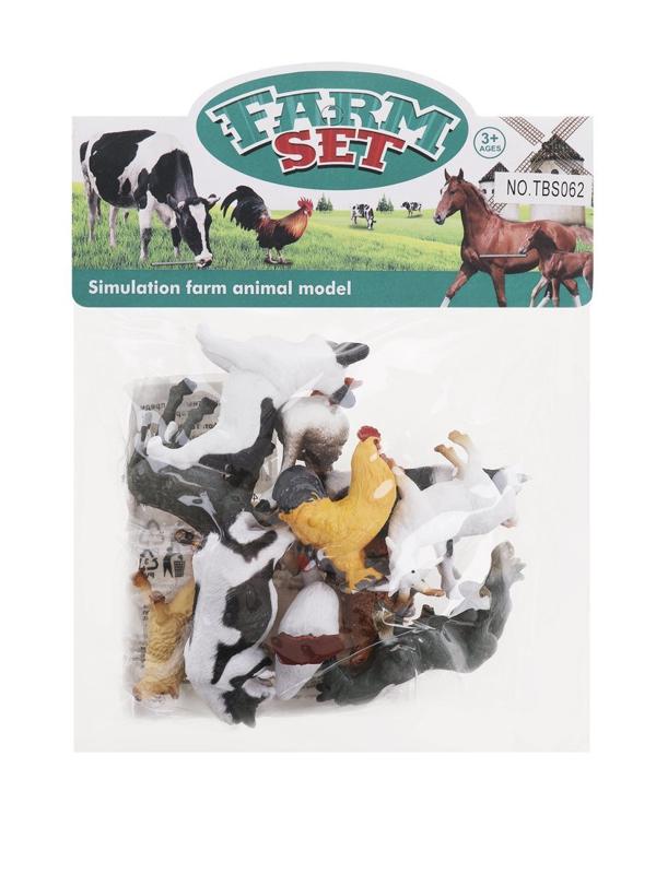 Набор фигурок Домашние животные, 12 предм., блистер