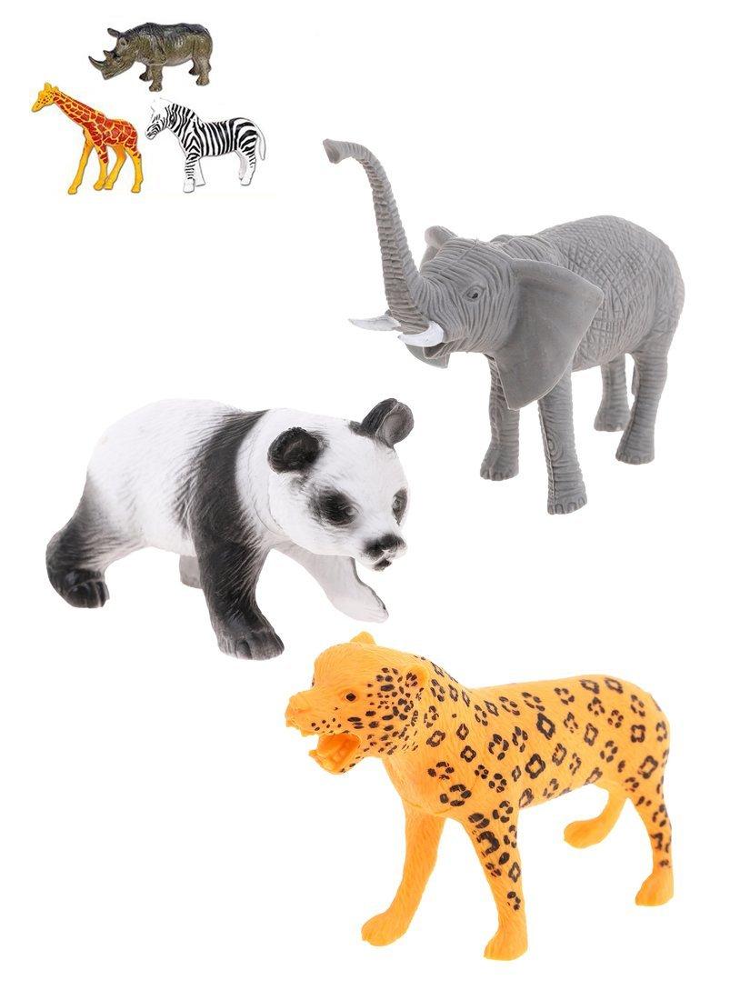 Набор фигурок Дикие животные, 3 предм., в ассорт., пакет