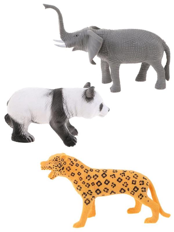 Набор фигурок Дикие животные, 3 предм., в ассорт., пакет