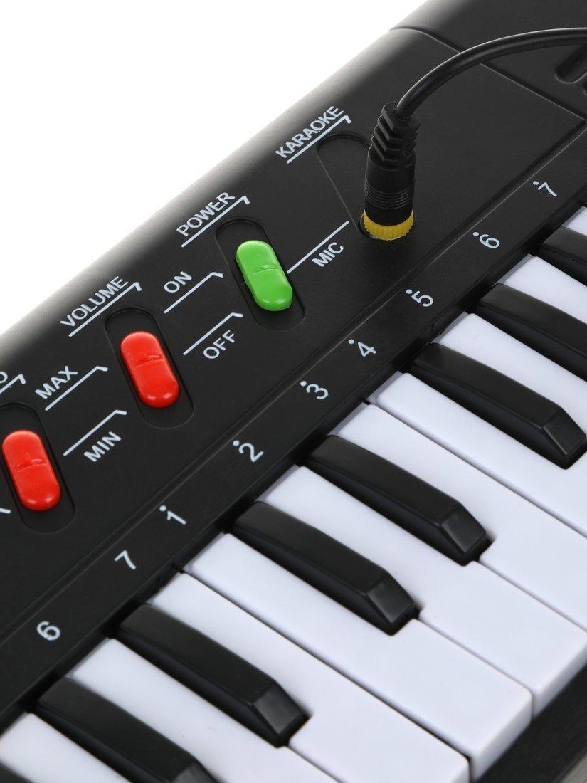 Музыкальный инструмент: Синтезатор, звук, 32 клавиши, микрофон, эл. пит. ААх3
не вх. в комплект, коробка