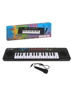 Музыкальный инструмент: Синтезатор, звук, 32 клавиши, микрофон, эл. пит. ААх3
не вх. в комплект, коробка