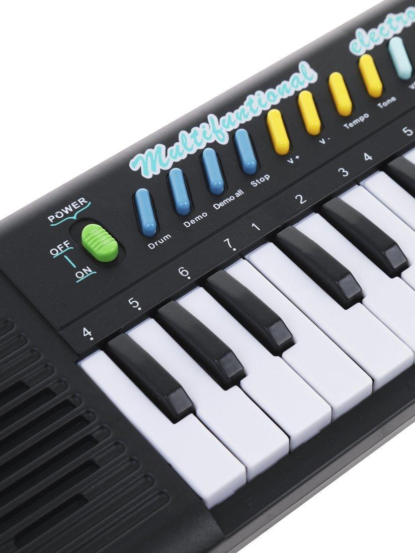 Музыкальный инструмент: Синтезатор, звук, 32 клавиши, микрофон, эл. пит. ААх3
не вх. в комплект, коробка