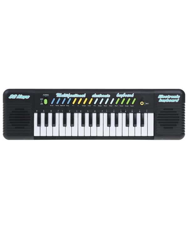 Музыкальный инструмент: Синтезатор, звук, 32 клавиши, микрофон, эл. пит. ААх3
не вх. в комплект, коробка