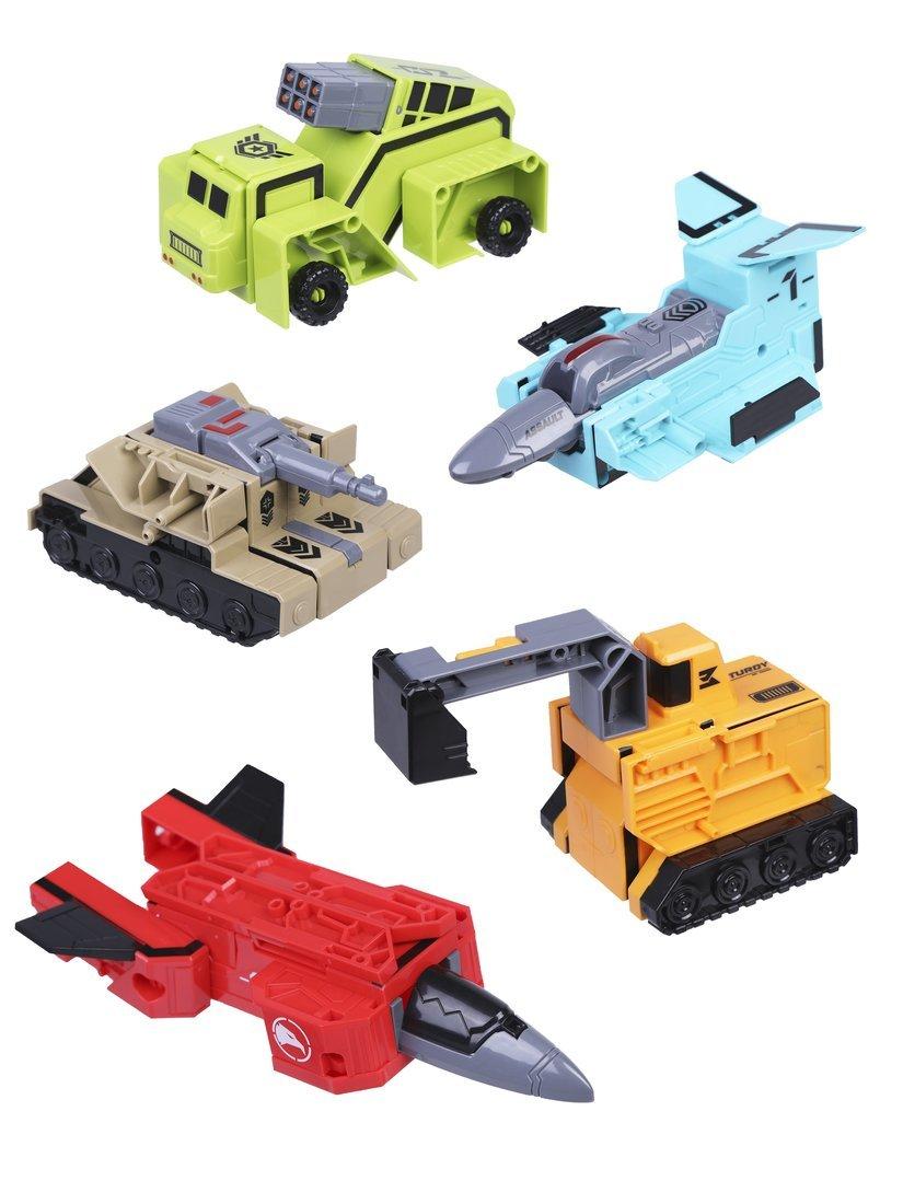Роботы-трансформеры, в комплекте предметов 7шт., коробка