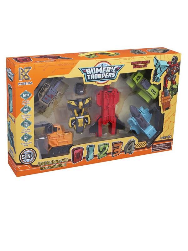 Роботы-трансформеры, в комплекте предметов 7шт., коробка