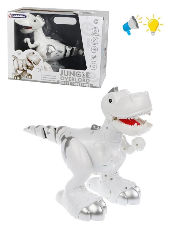 ДЕФЕКТ УПАКОВКИ Танцующий динозавр сенсорный, свет, звук, эл.пит. АА*4 не вх.в
компл., кор.