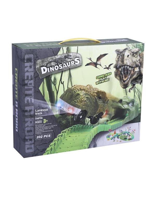 Игровой набор Автотрек, в комплекте: деталей-предметов 202шт., элемент питания
АА*1шт. не входит в комплект, коробка