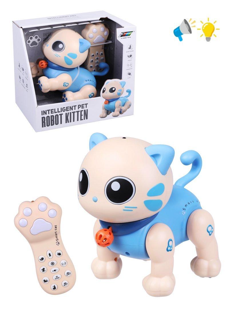 Котёнок, ИК управление, звук, встр. аккум. 3,7V, эл.пит. AААх2 не вх. в
компл., USB кабель, коробка