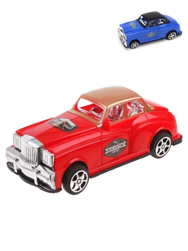 Ретромобиль инерционный, пакет, в ассортименте