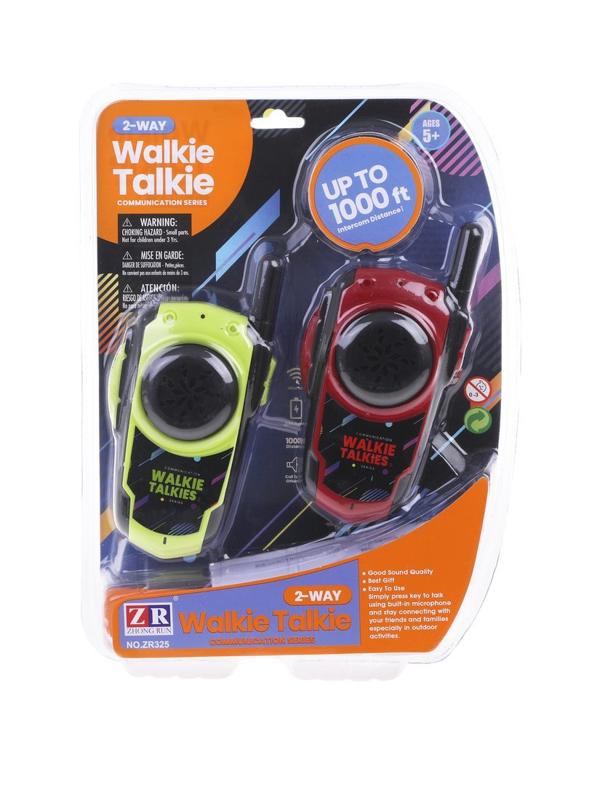 Рации эл., 2 шт., свет, звук, эл.пит. АААх6 шт. не вх.в комплект, блистер