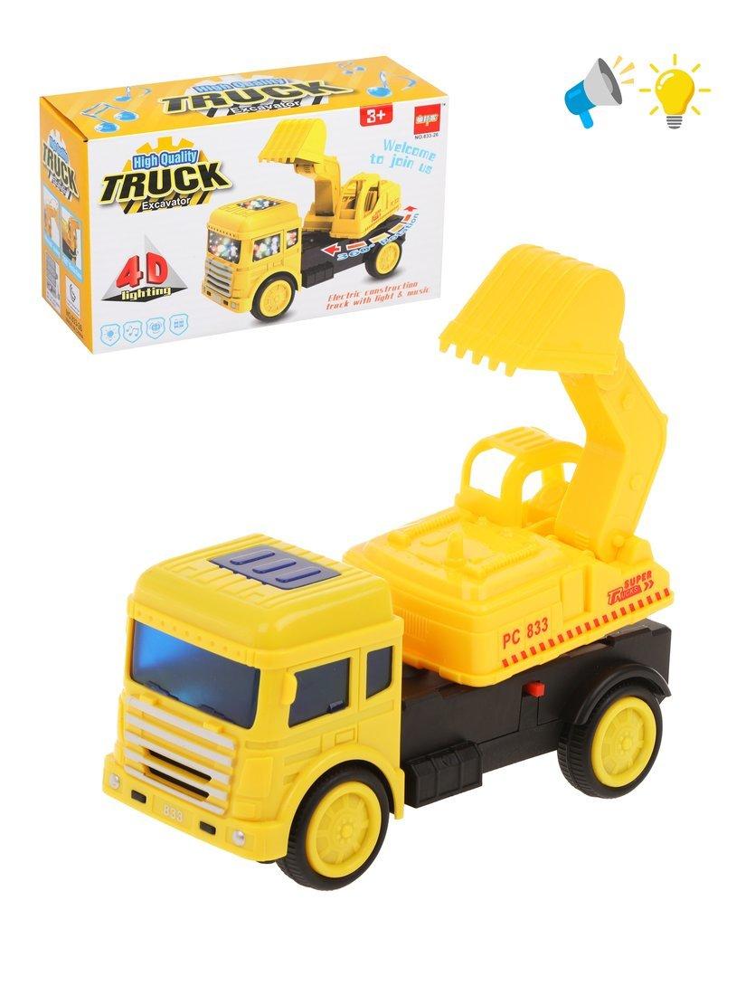 Машина, свет, звук, элементы питания AA*3шт. не входят в комплект, коробка