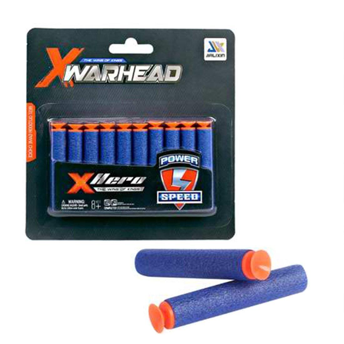 Набор пуль, м/пули с присосками 10 шт., блистер