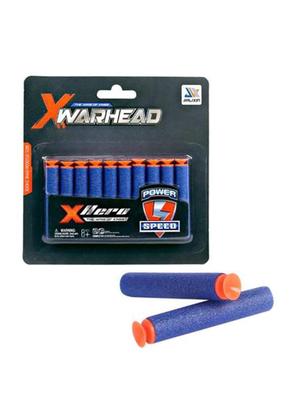 Набор пуль, м/пули с присосками 10 шт., блистер