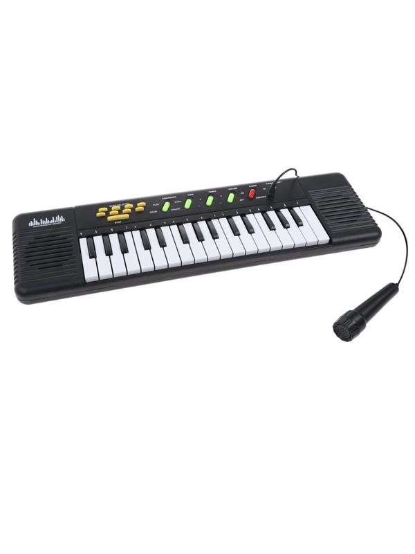 Музыкальный инструмент: Синтезатор, 32 клавиш, микрофон, эл. пит. ААх4 не вх.
в комплект, коробка