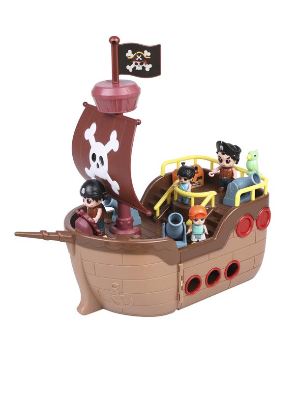 Игровой набор Пираты, звук, 55 предм., эл. пит. АААх3 не вх. в комл., коробка