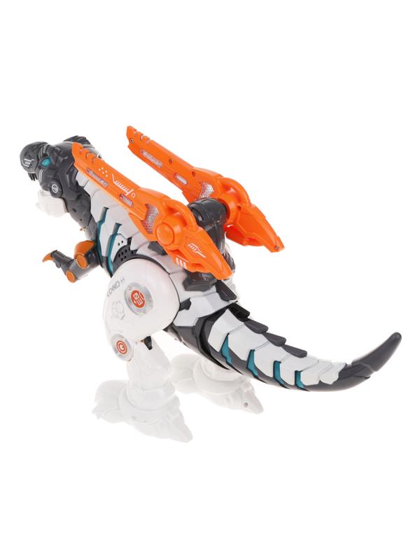 Динозавр на ИК управлении, свет, звук, встр. аккум. 3,7V, эл.пит. AАх2 не вх.
в компл., USB кабель, коробка, в ассортименте