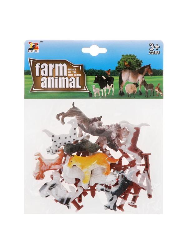Набор животных, 16 предм., пакет