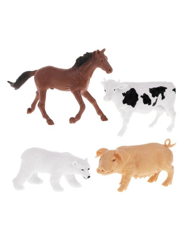 Набор животных, 4 предм., пакет