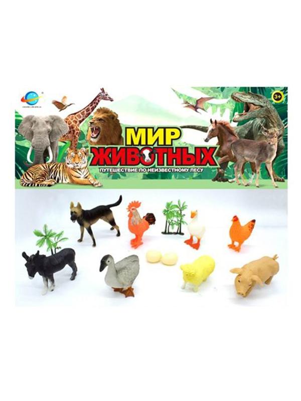Набор животных, 12 предм., пакет