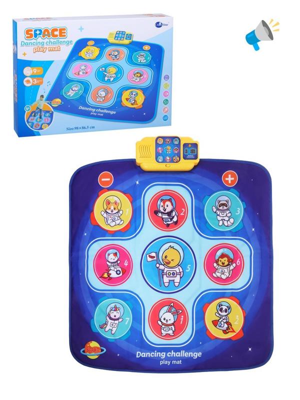 Музыкальный коврик, эл. пит. ААх4 не вх. в компл., коробка