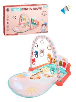 Коврик развивающий, звук, эл.пит. ААх3 не вх.в компл., коробка, в ассортименте