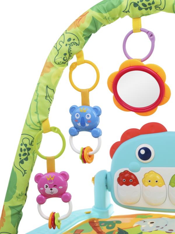 Коврик развивающий, звук, эл.пит. ААх3 не вх.в компл., коробка, в ассортименте