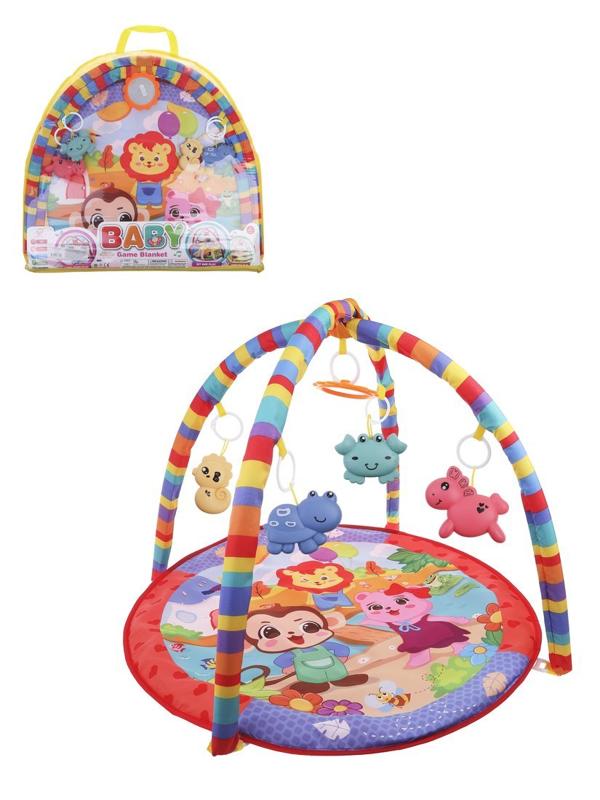 Коврик развивающий, 5 игрушек, коробка