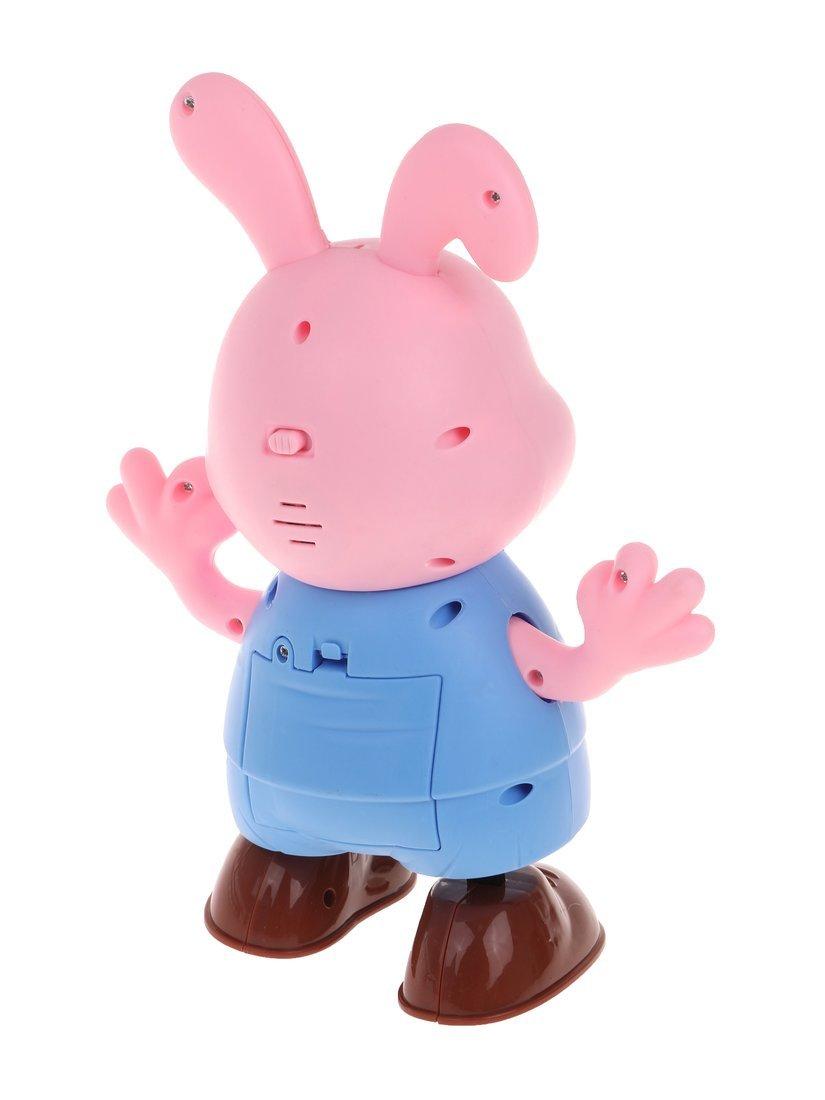 Заяц, свет, звук, эл. пит. ААх3 не вх. в компл., в ассорт., коробка