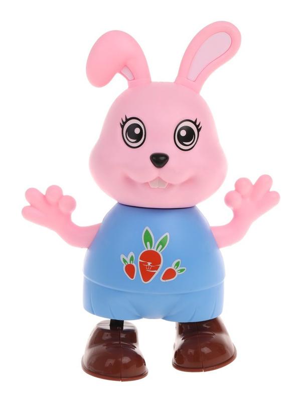 Заяц, свет, звук, эл. пит. ААх3 не вх. в компл., в ассорт., коробка