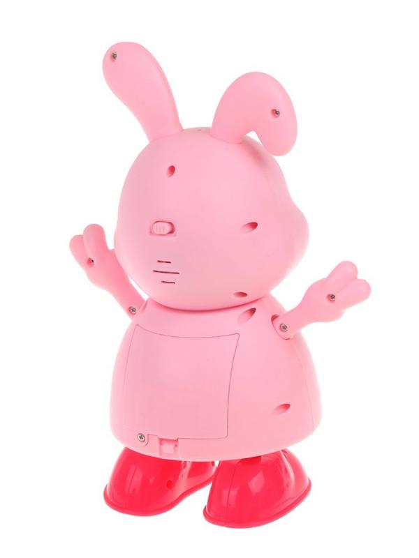 Заяц, свет, звук, эл. пит. ААх3 не вх. в компл., в ассорт., коробка