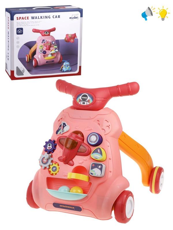 Каталка-ходунки, свет, звук, эл.пит. ААх2 не вх.в компл., коробка