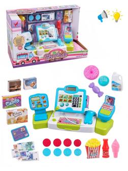 Игр. наб. Магазин, свет, звук, в компл. предм. 26шт., эл. пит. АААх2шт. не вх.
в компл., кор.