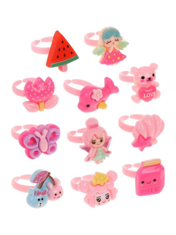 Набор колец, 24 шт, коробка