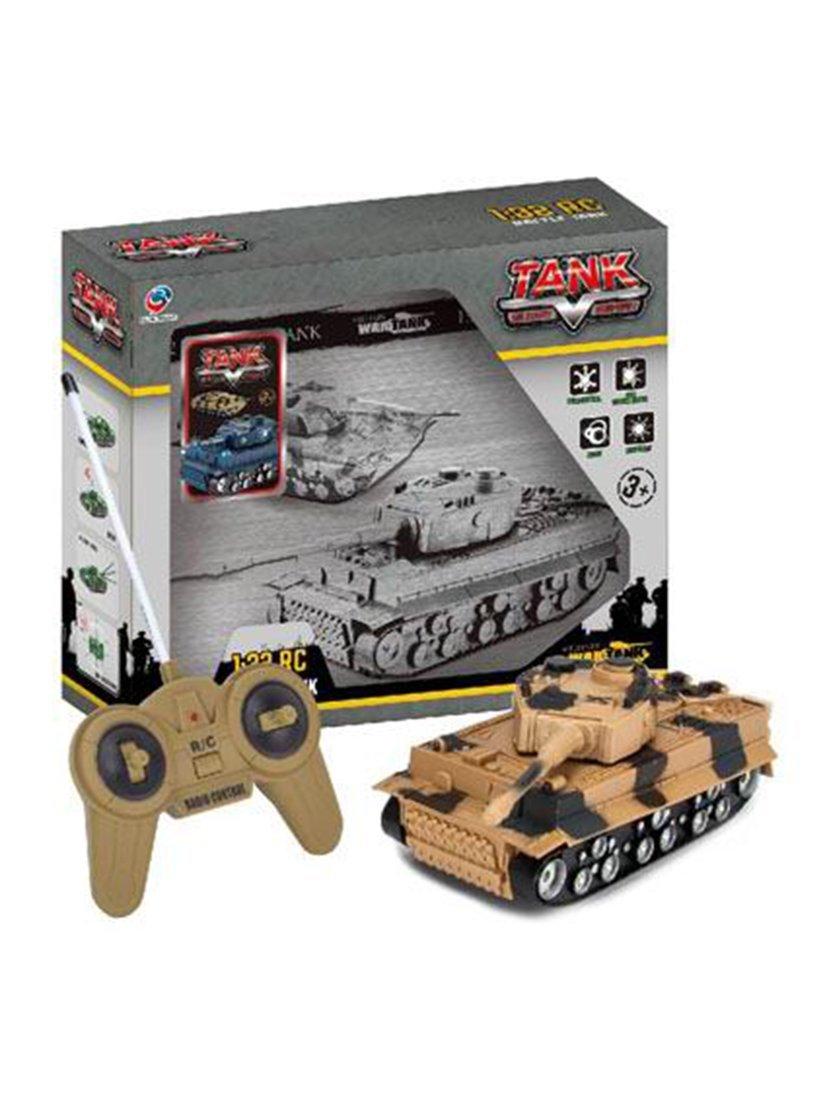 Танк радиоуправляемый, 4 канала, свет, звук, элементы питания АА*6шт. не
входят в комплект, коробка