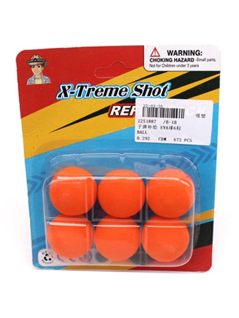 Набор пуль, шарики диаметром 3см - 6 шт., блистер