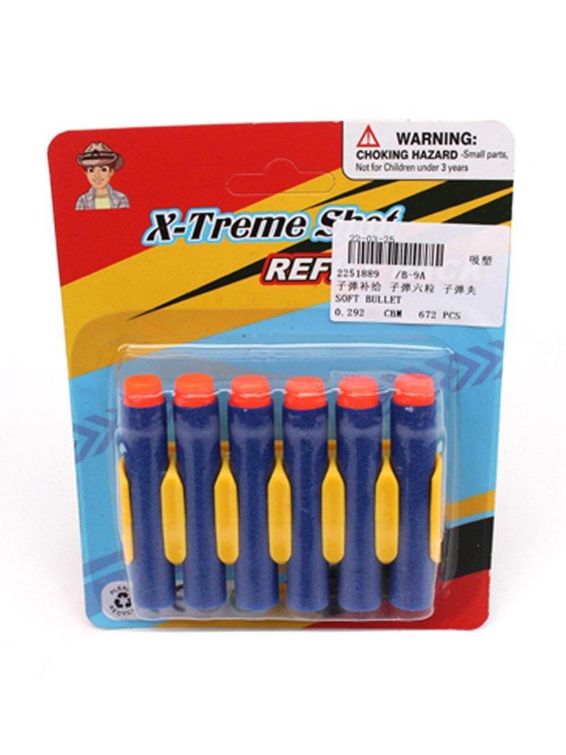 Набор пуль, мягкие пули 6шт., держатель для пуль, блистер