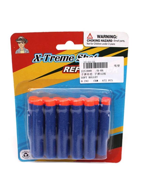 Набор пуль, мягкие пули 12шт., блистер