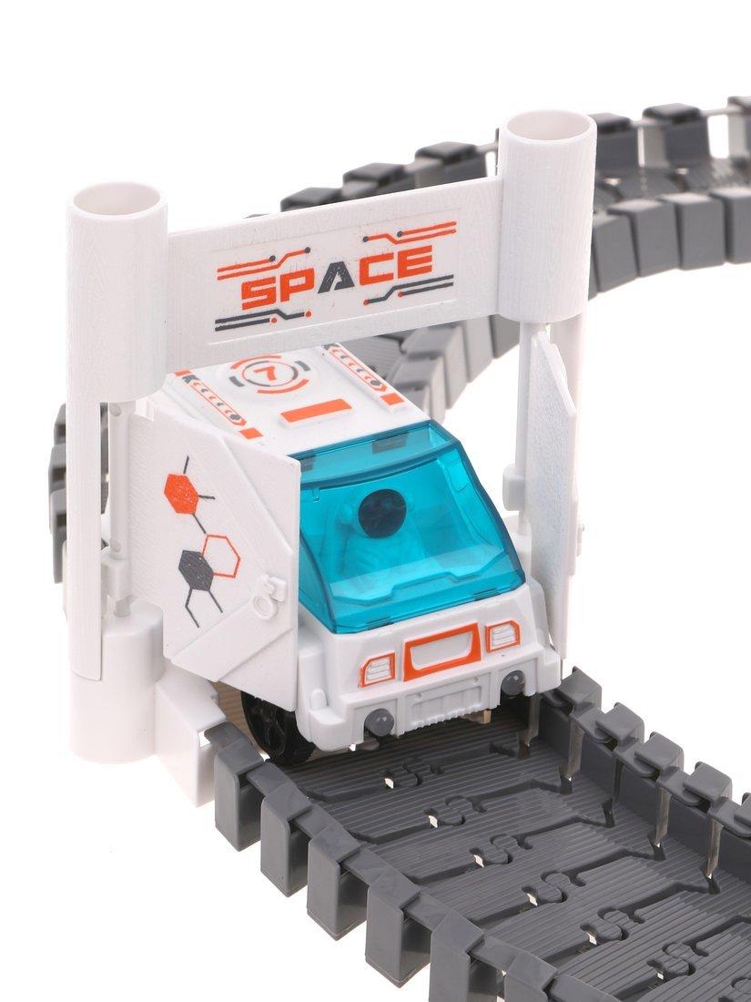 Игровой набор Автотрек, в комплекте: деталей-предметов 192шт., тестовые
элемент питания AG3/LR41*3шт., не входят AAA*2шт., коробка