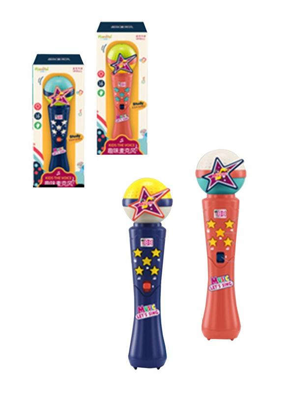 Микрофон, свет, звук, эл. пит. AАAх3 не вх. в компл., в ассорт., коробка