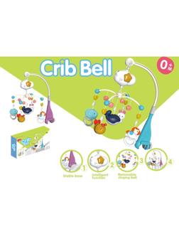 Мобиль, свет, звук, эл.пит. ААх3 шт. не вх.в компл., в ассорт., коробка