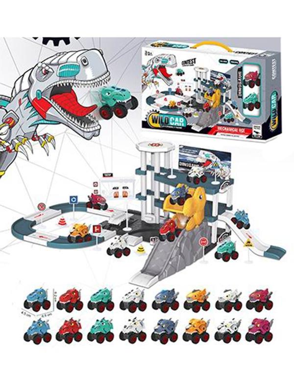 Игровой набор Забавные гонки, свет, звук, в комплекте: деталей/предметов
44шт., в том числе транспорт 2шт., тестовые элементы питания AG13/LR44*3шт.,
коробка