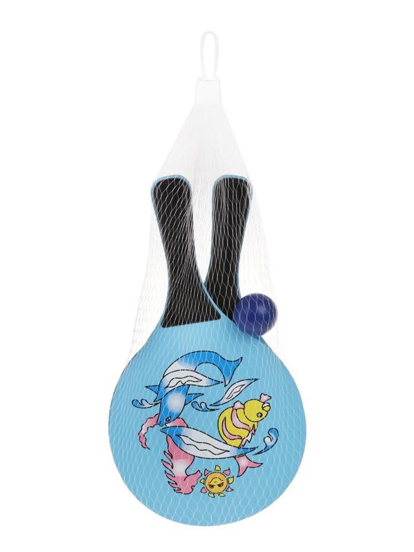 Ракетки пляжные 18,5 *33 см. с шариком