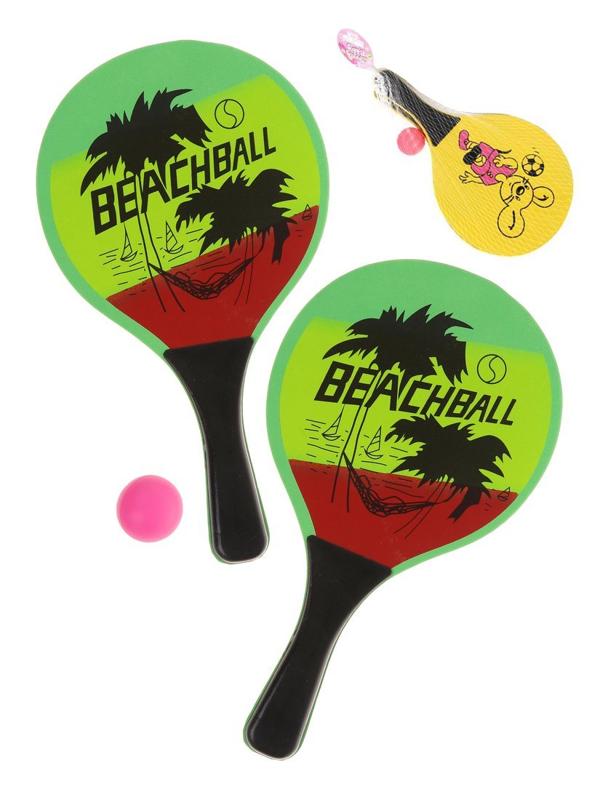 Ракетки детские Мышонок 18,5х 33 см. с шариком