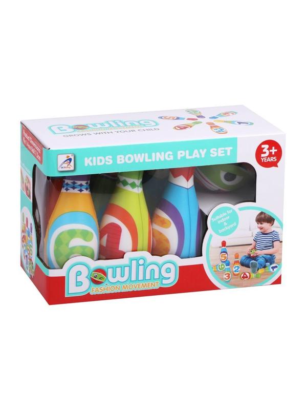 Игра напольная: кегли-боулинг детский Весёлые Цифры