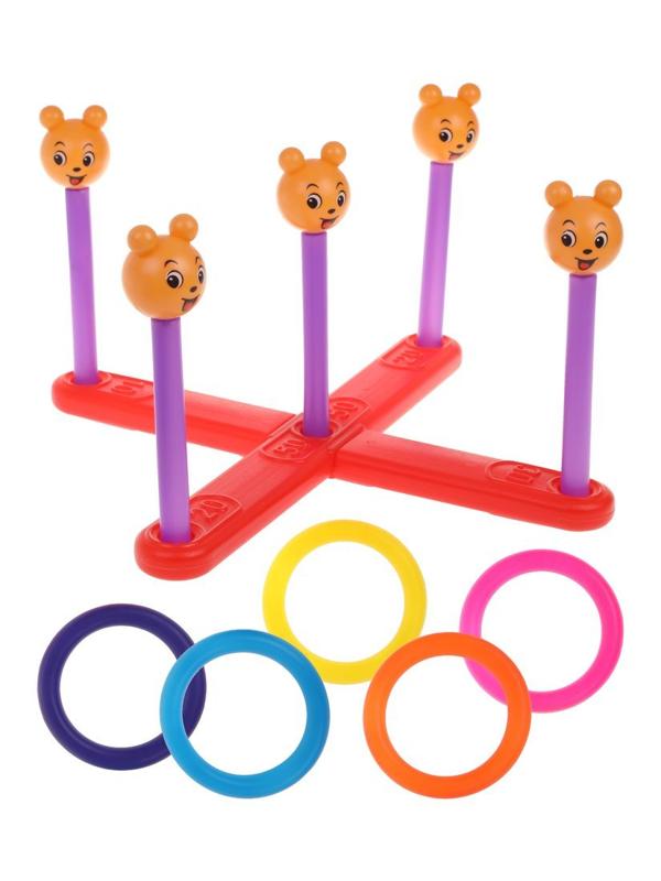 Игра напольная: кольцеброс Мишки