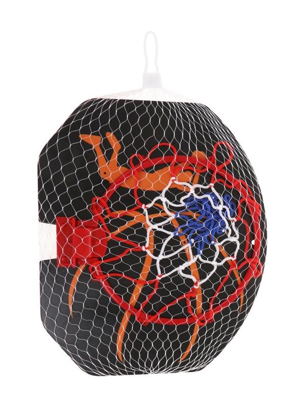 Набор для игры в баскетбол; щит 35х29 см. кольцо 21,5 см., мяч 12 см., игла
сталь