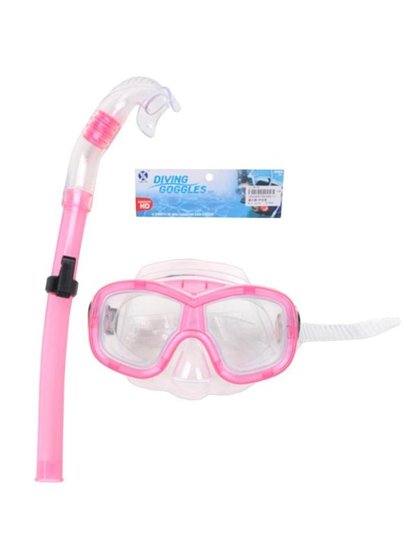 Набор для ныряния: маска с трубкой. Цвета в ассорт.